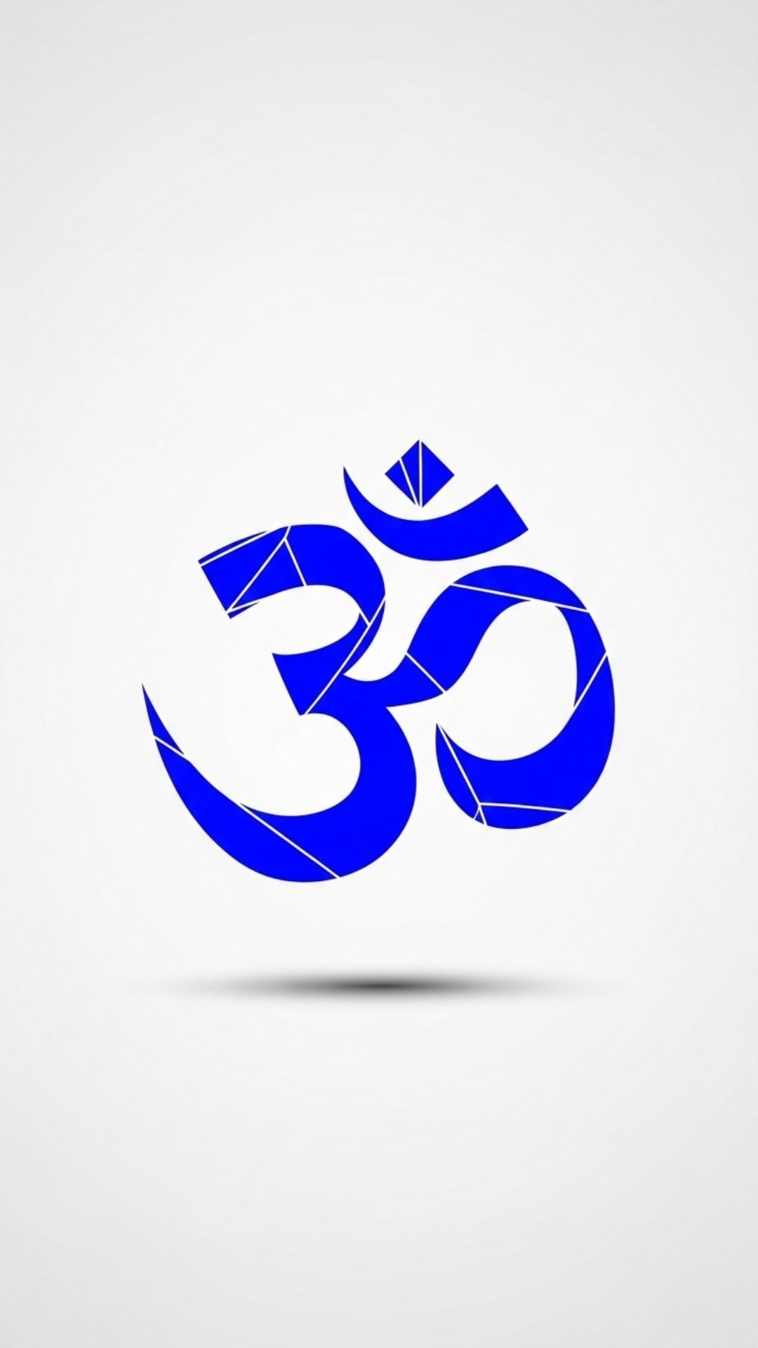 Modern stylized Om symbol, a culturally relevant Indian attitude WhatsApp DP