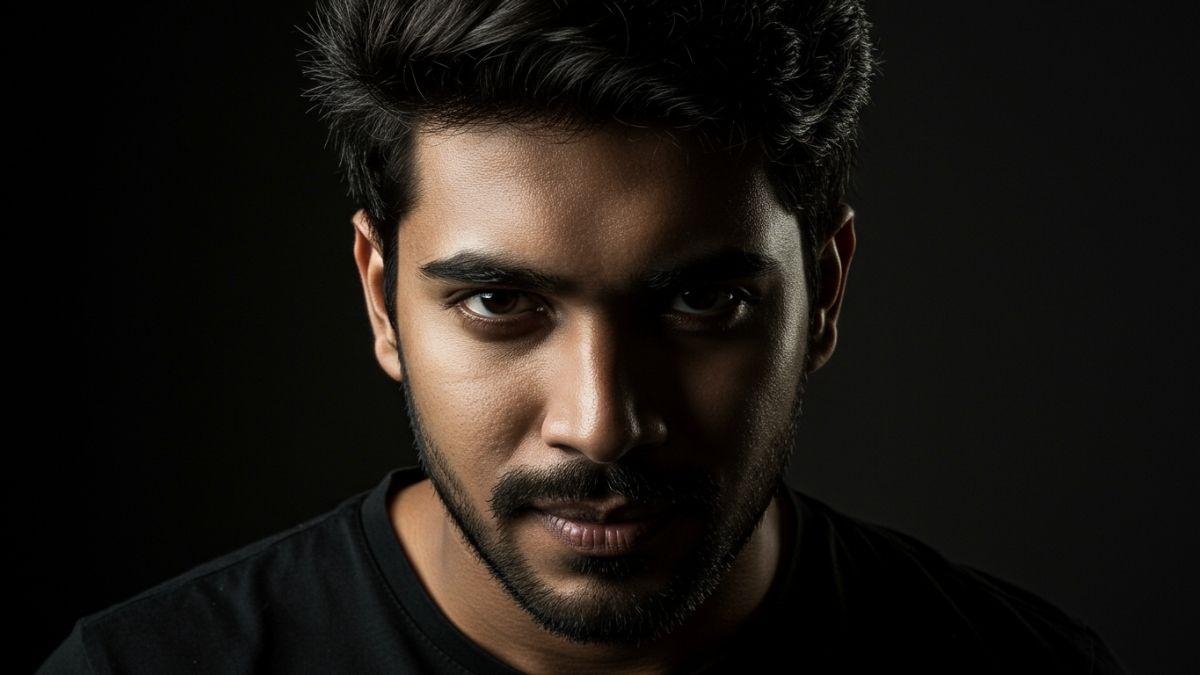 Strong and confident attitude DP image, a powerful portrait for profile pictures.