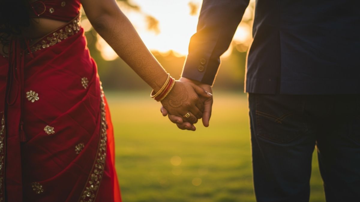 Romantic couple DP image, hands intertwined, symbolizing love and togetherness.