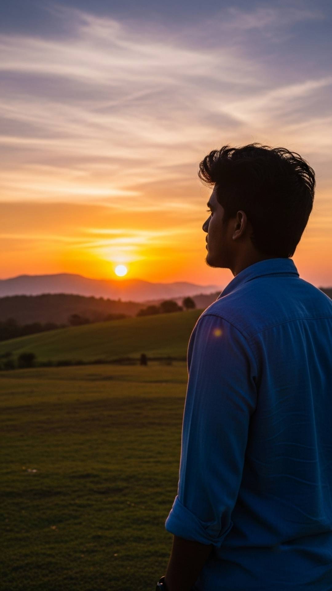 Dreamer WhatsApp DP for boys, sunrise hope