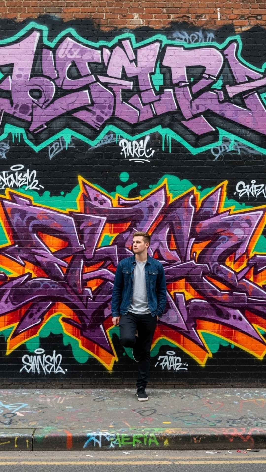 Street art WhatsApp DP for boys, cool graffiti