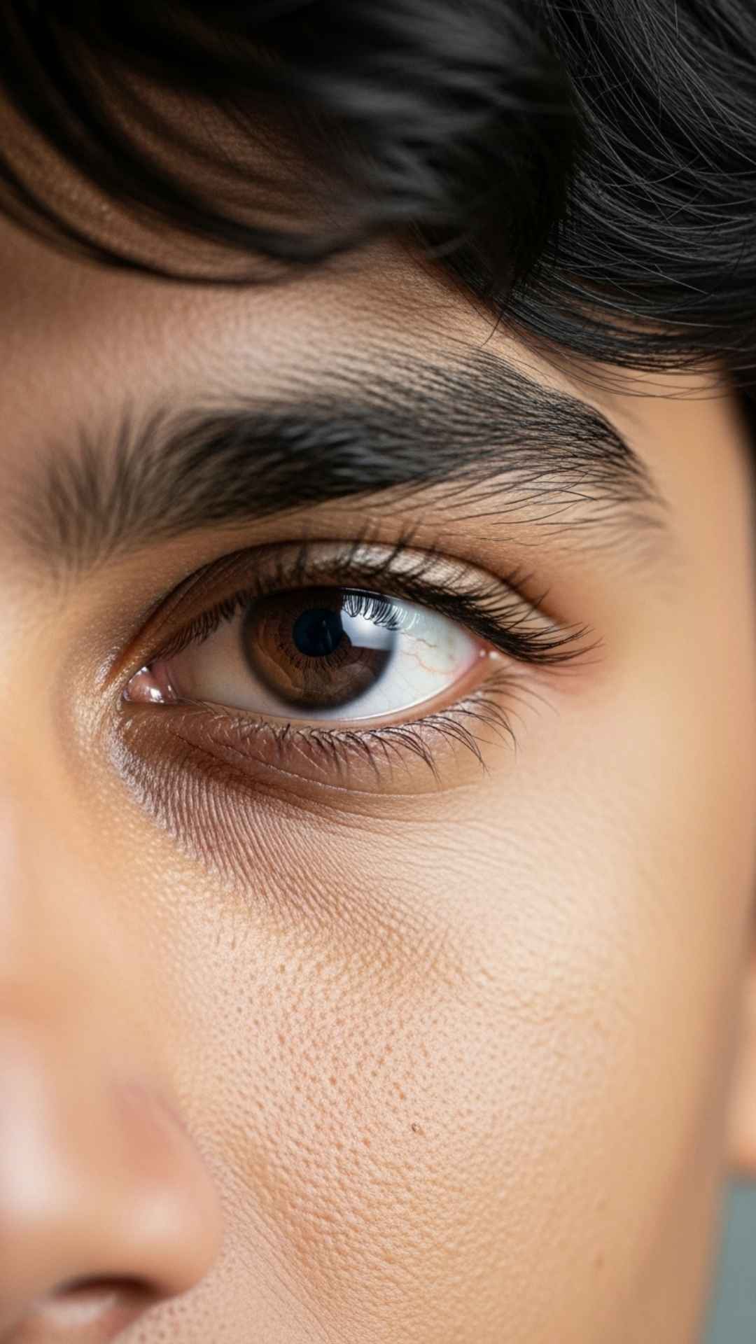 Intense eye close-up WhatsApp DP for boys