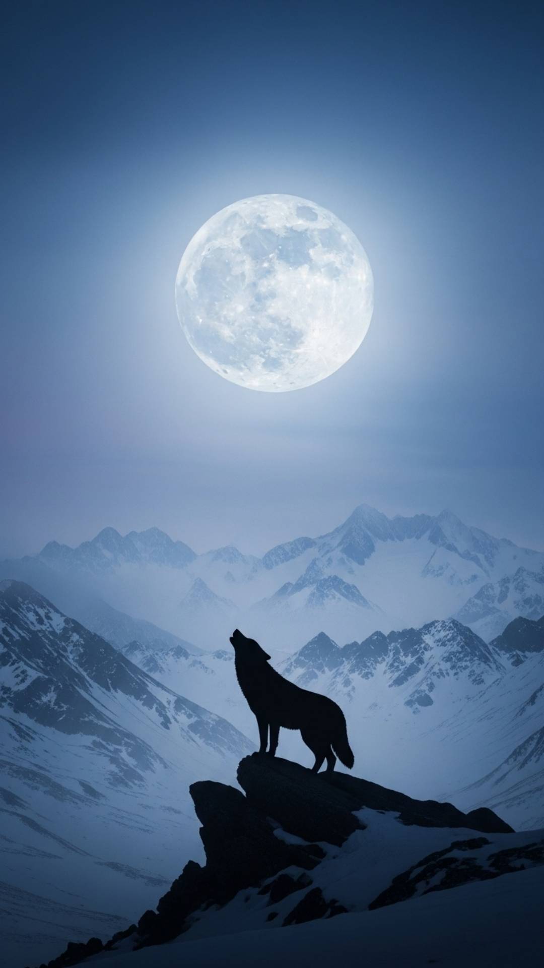Lone wolf WhatsApp DP for boys, powerful and solitary