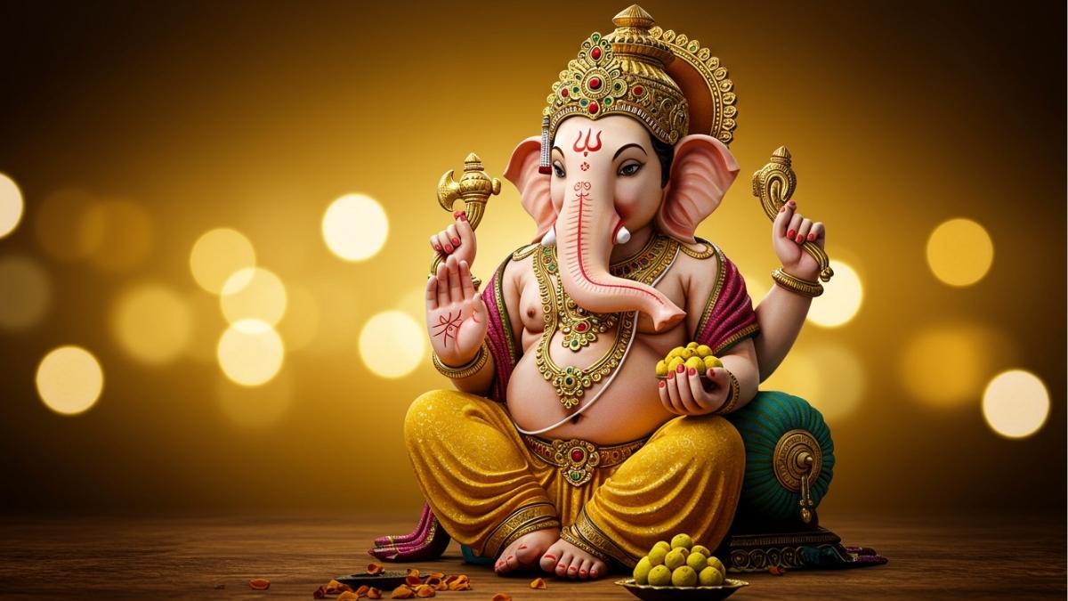 Lord Ganesha wallpaper, Hindu God, India religion.