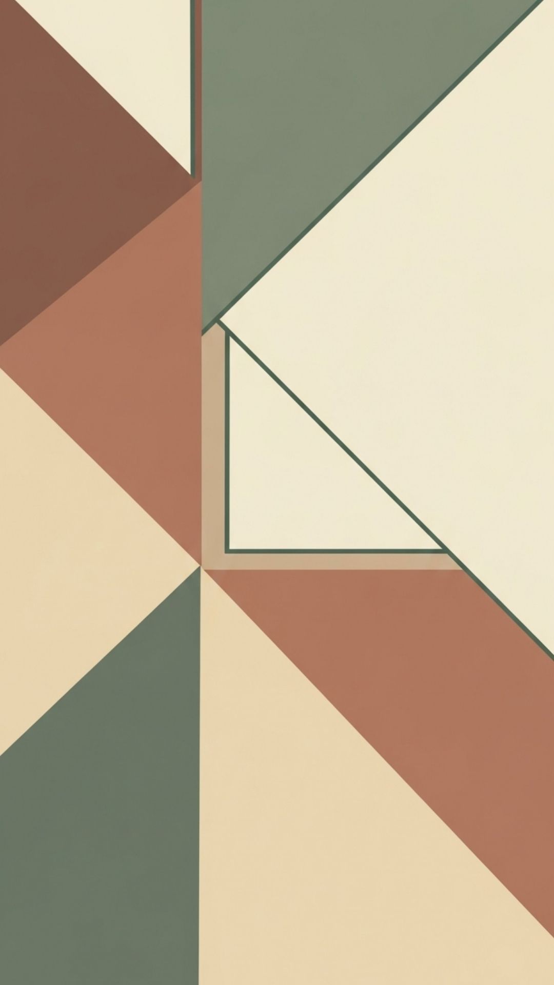 Minimalist geometric shapes in pastels, a unique WhatsApp DP.