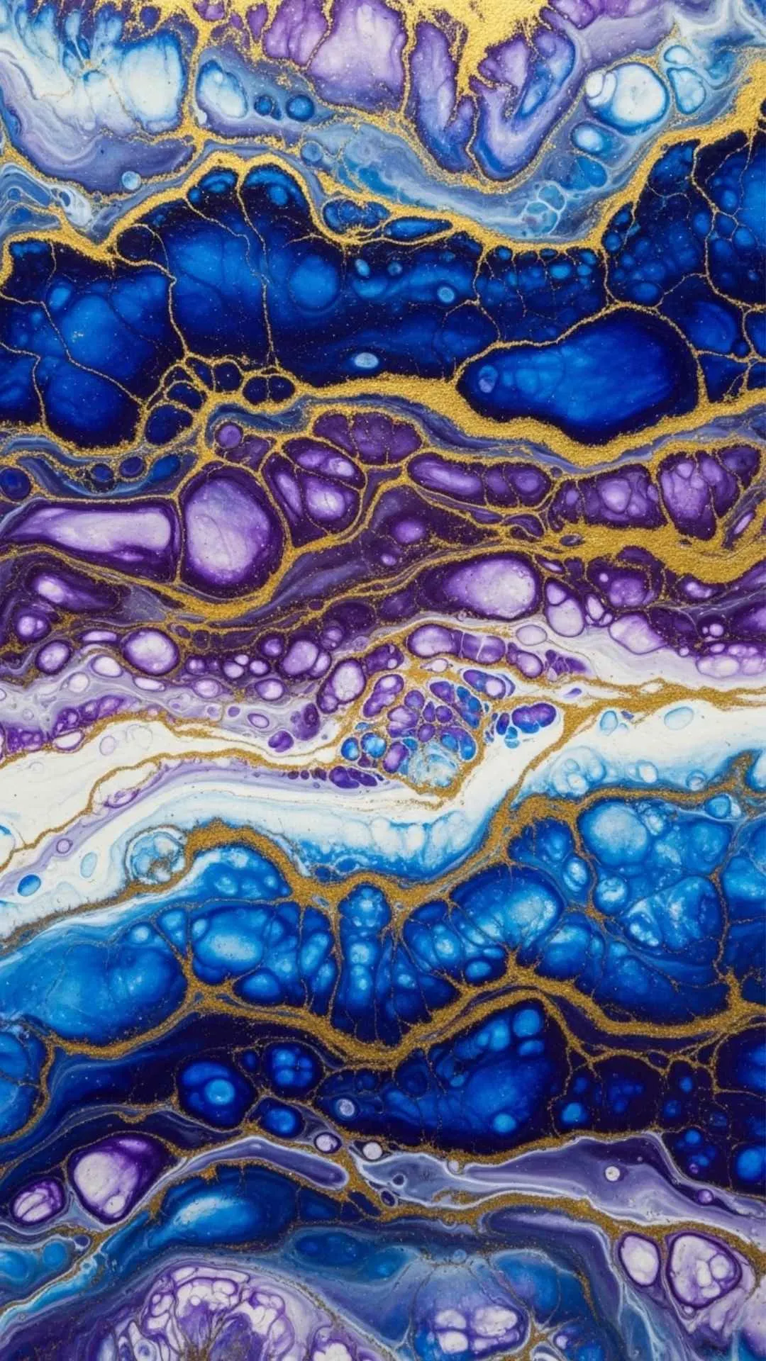 A beautiful abstract DP with swirling blue, purple, and gold colors from a fluid art pour, perfect for an artistic and creative profile. #AbstractArt #FluidArt #CreativeDP #AbstractDP #Colors