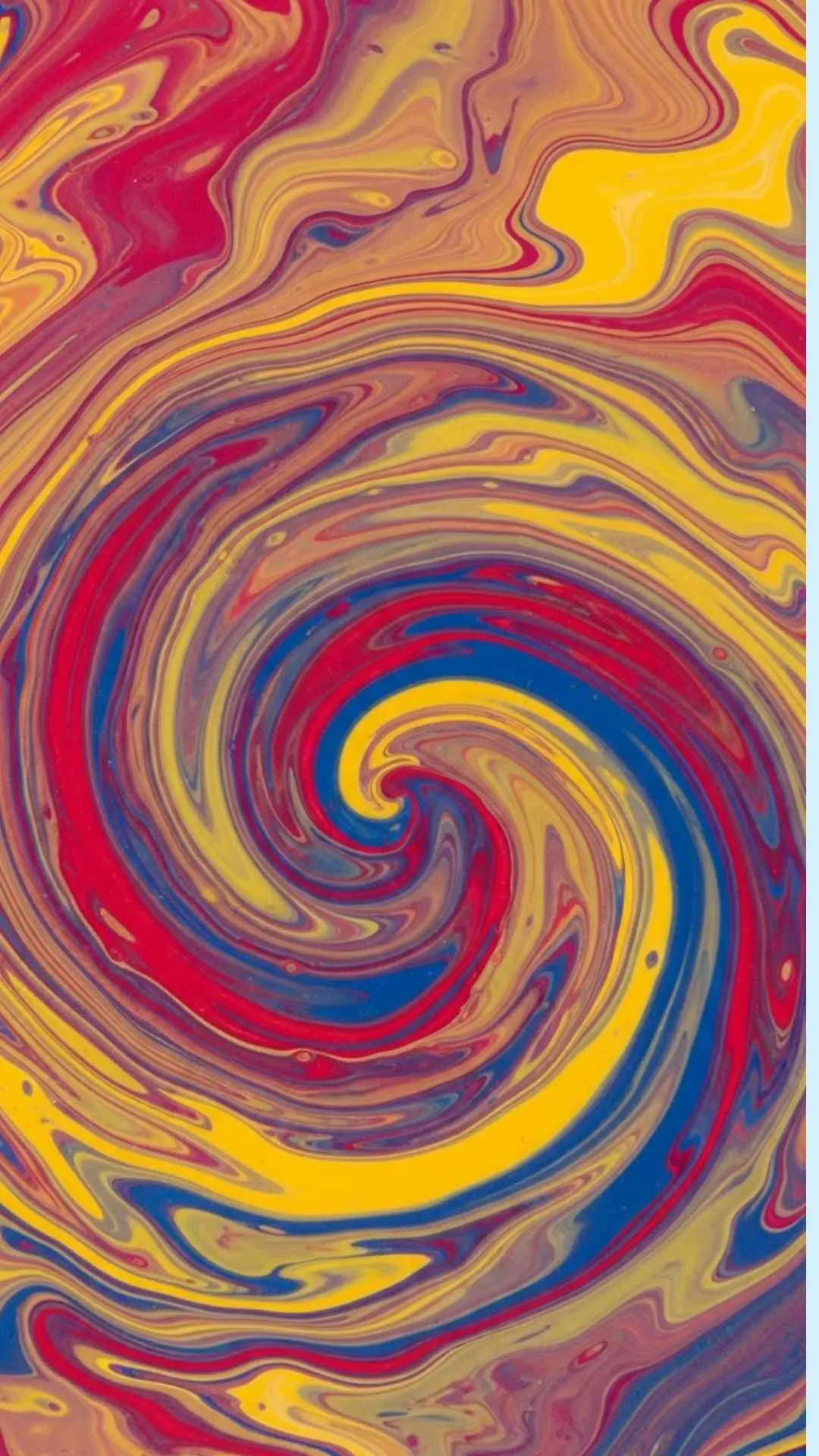 Creative attitude DP, abstract rangoli colors, peaceful fluid art profile