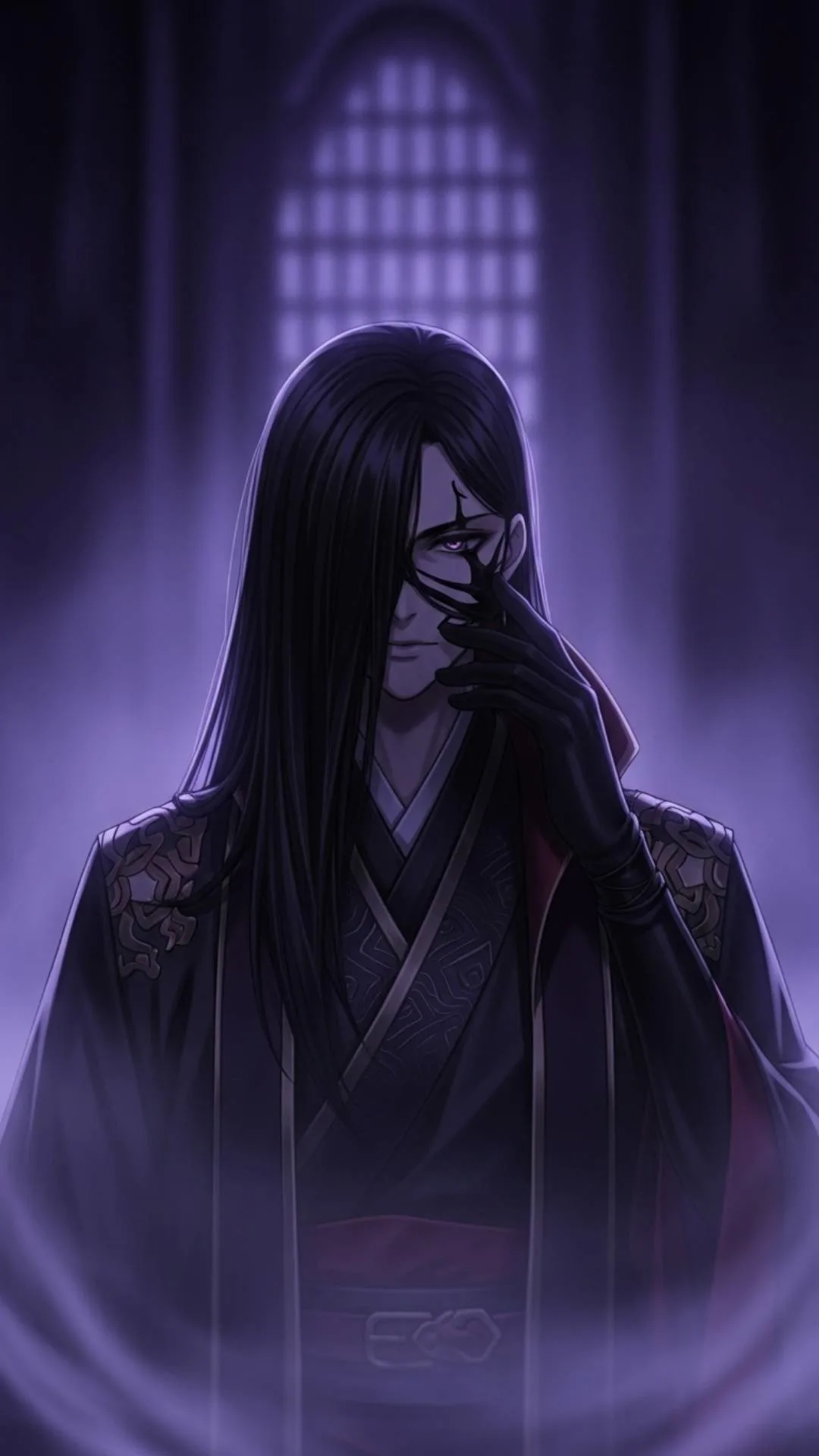 Mysterious anime DP, hidden face anime profile picture, anonymous anime character, enigmatic anime DP for Instagram.