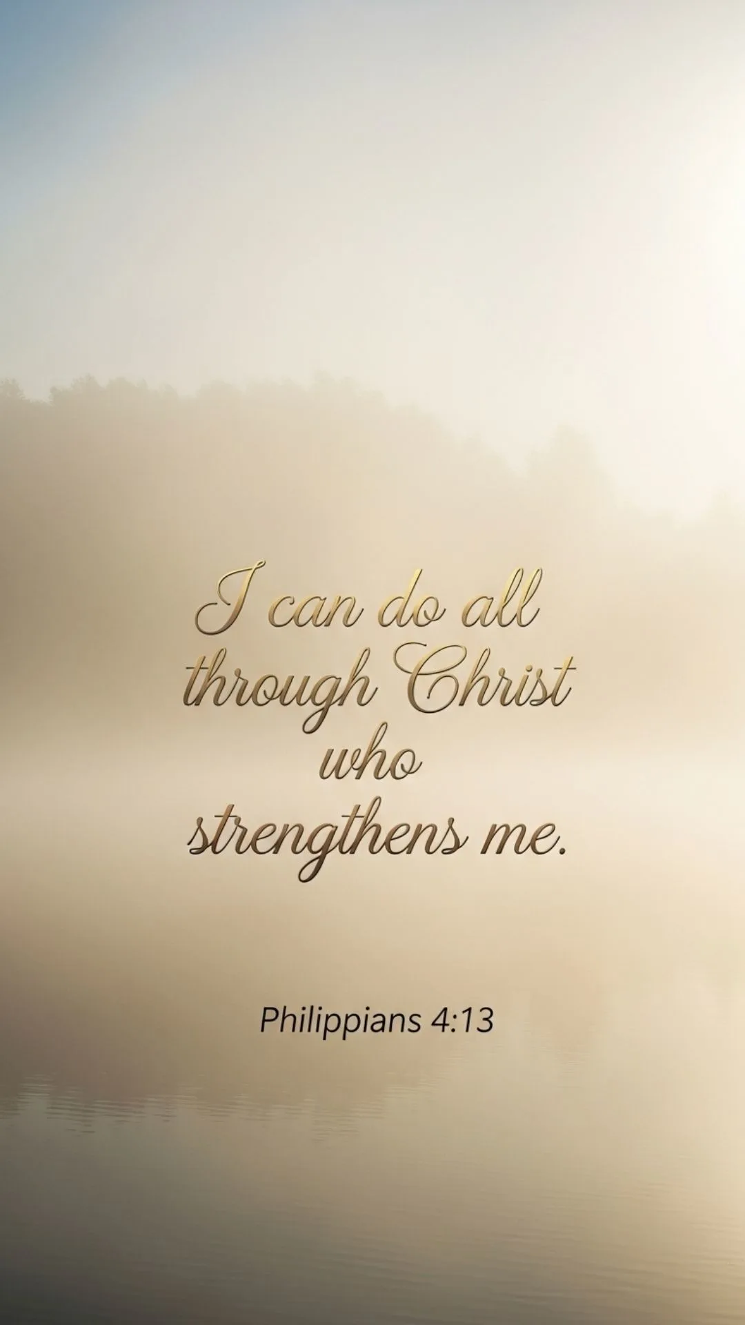 Bible Verse DP, inspirational Bible quote on a serene forest background, Christian faith profile picture.