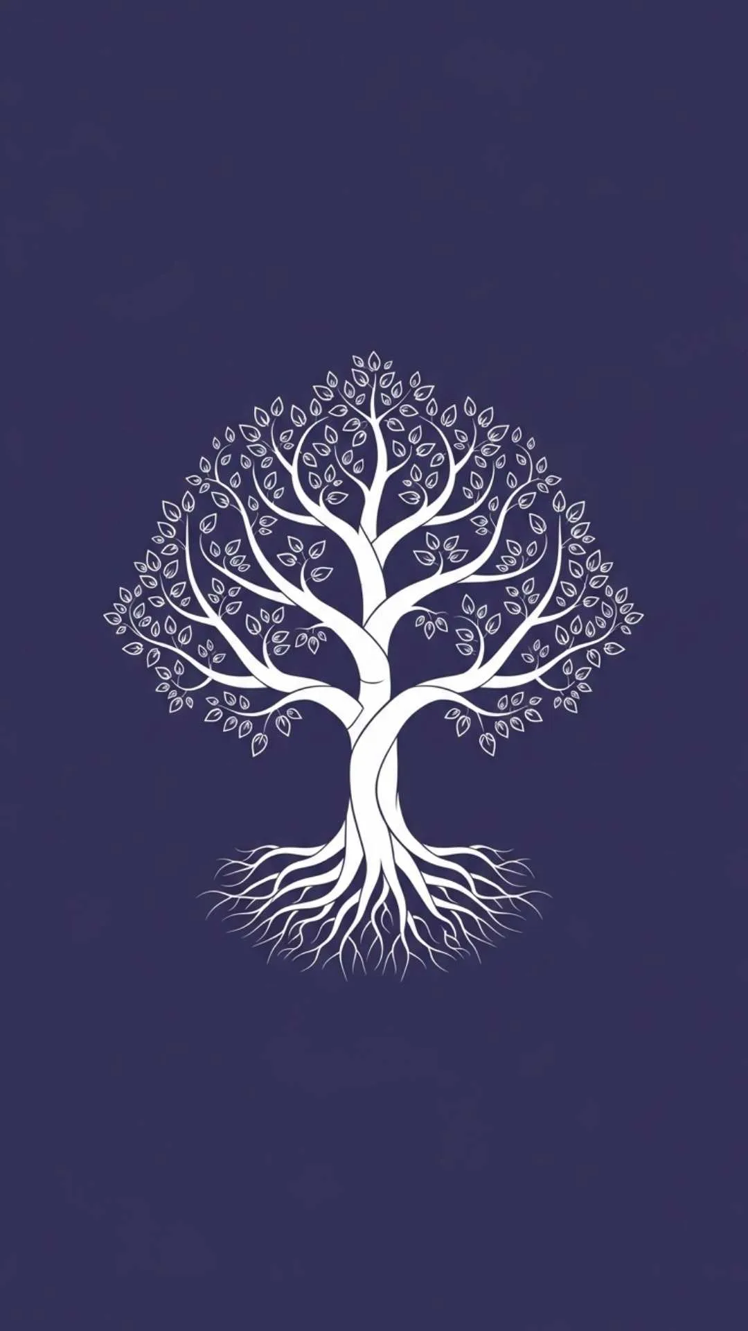 Wisdom attitude DP, Bodhi tree outline, enlightenment profile picture