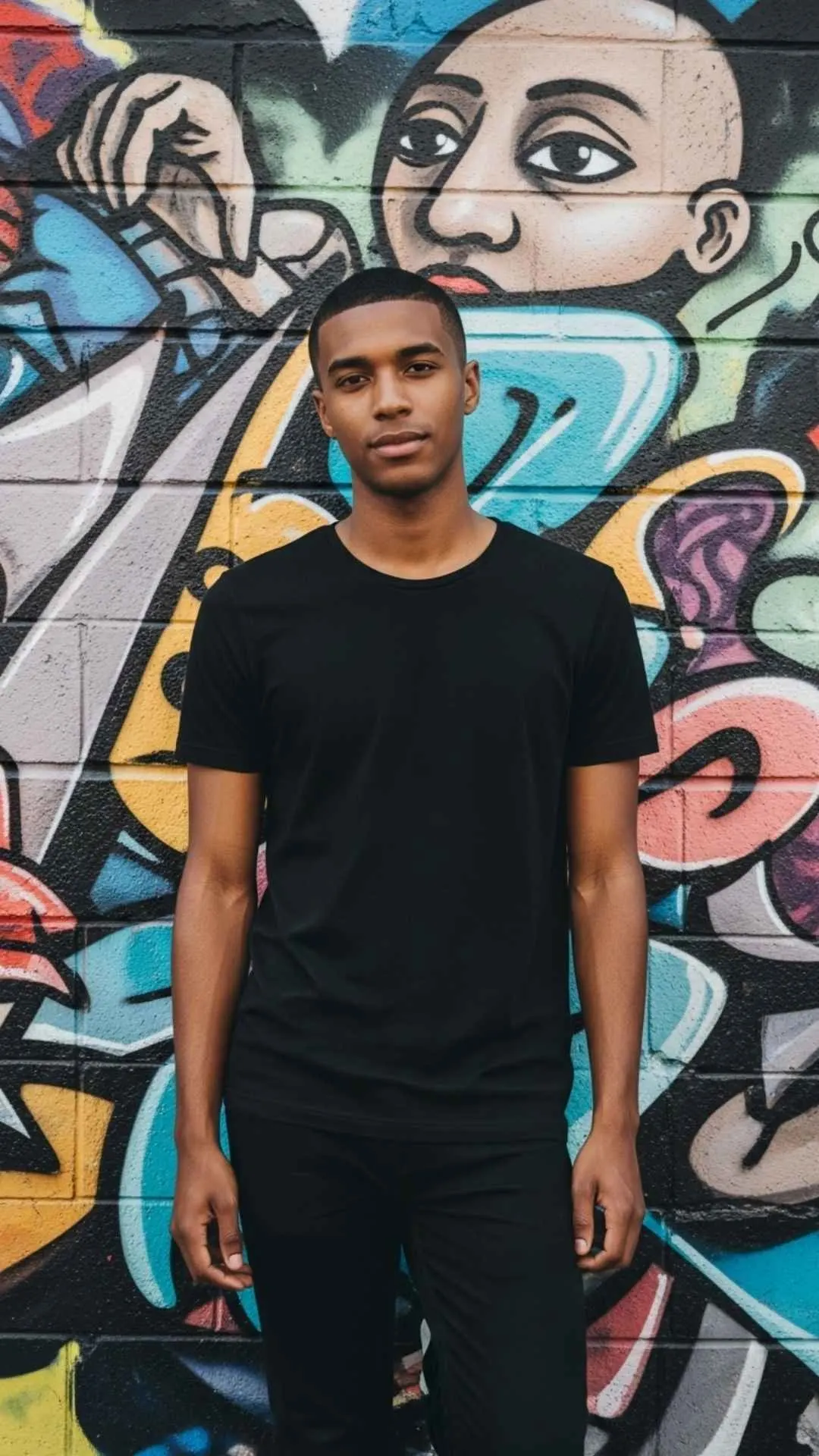 Street art cool Facebook DP for boys, graffiti profile picture, urban art avatar, modern male FB DP.