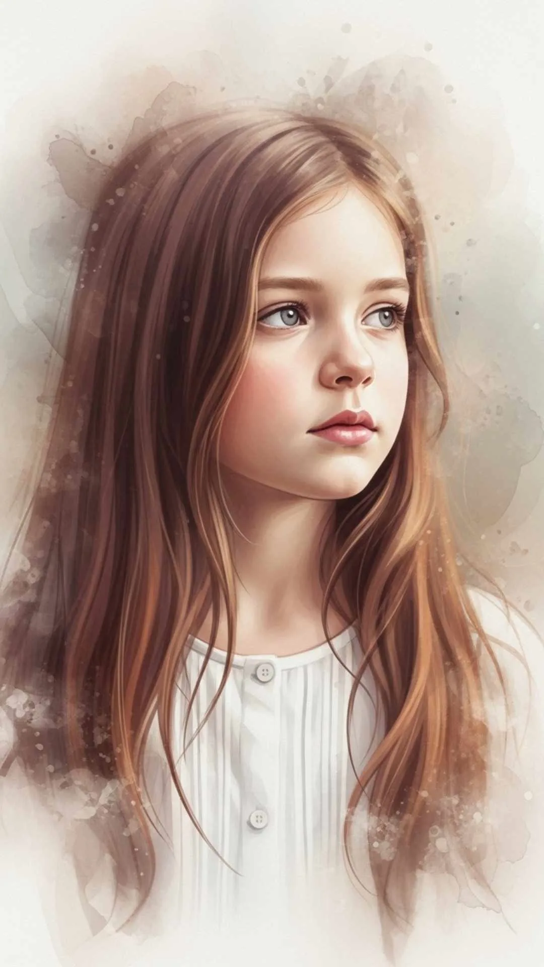 Dreamy watercolor Instagram DP for girls, abstract background profile picture, artistic girl avatar, pastel aesthetic.