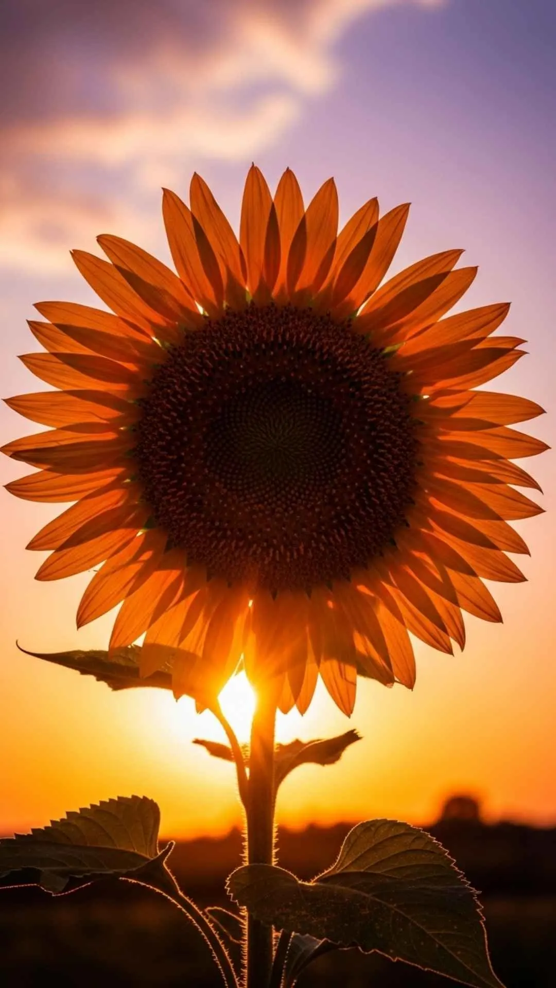 A vibrant DP of an endless sunflower field under a blue sky, a happy and cheerful background-style avatar that radiates positive energy and joy.