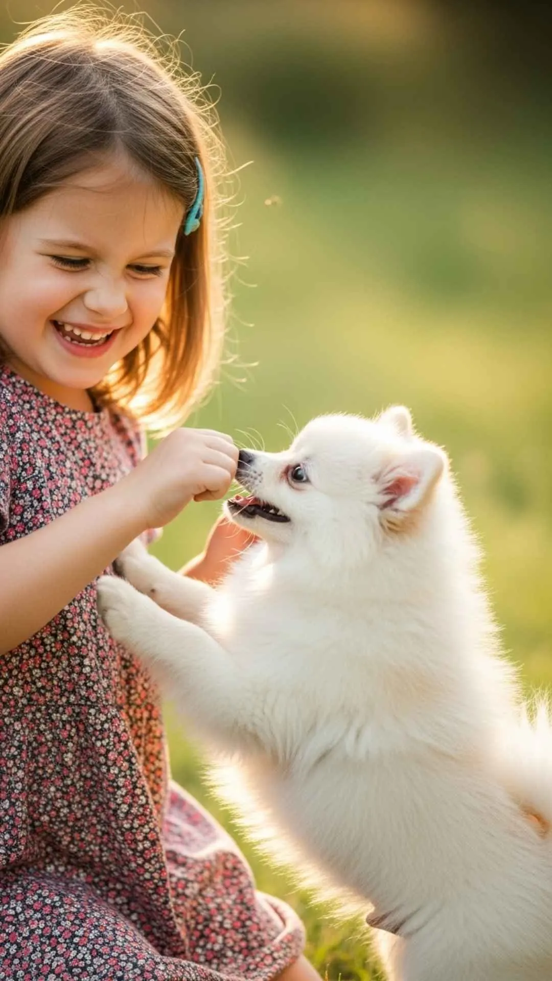 Cute girl Facebook DP with puppy, joyful profile picture, happy animal companion FB DP, adorable girl avatar.