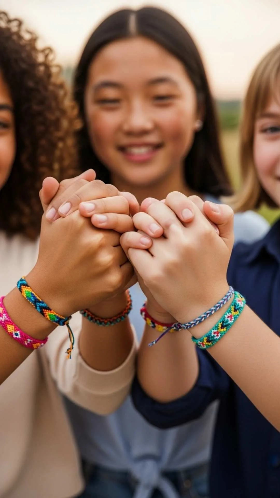 Friendship goals Instagram DP for girls, best friends profile picture, girls holding hands DP, strong bond avatar.