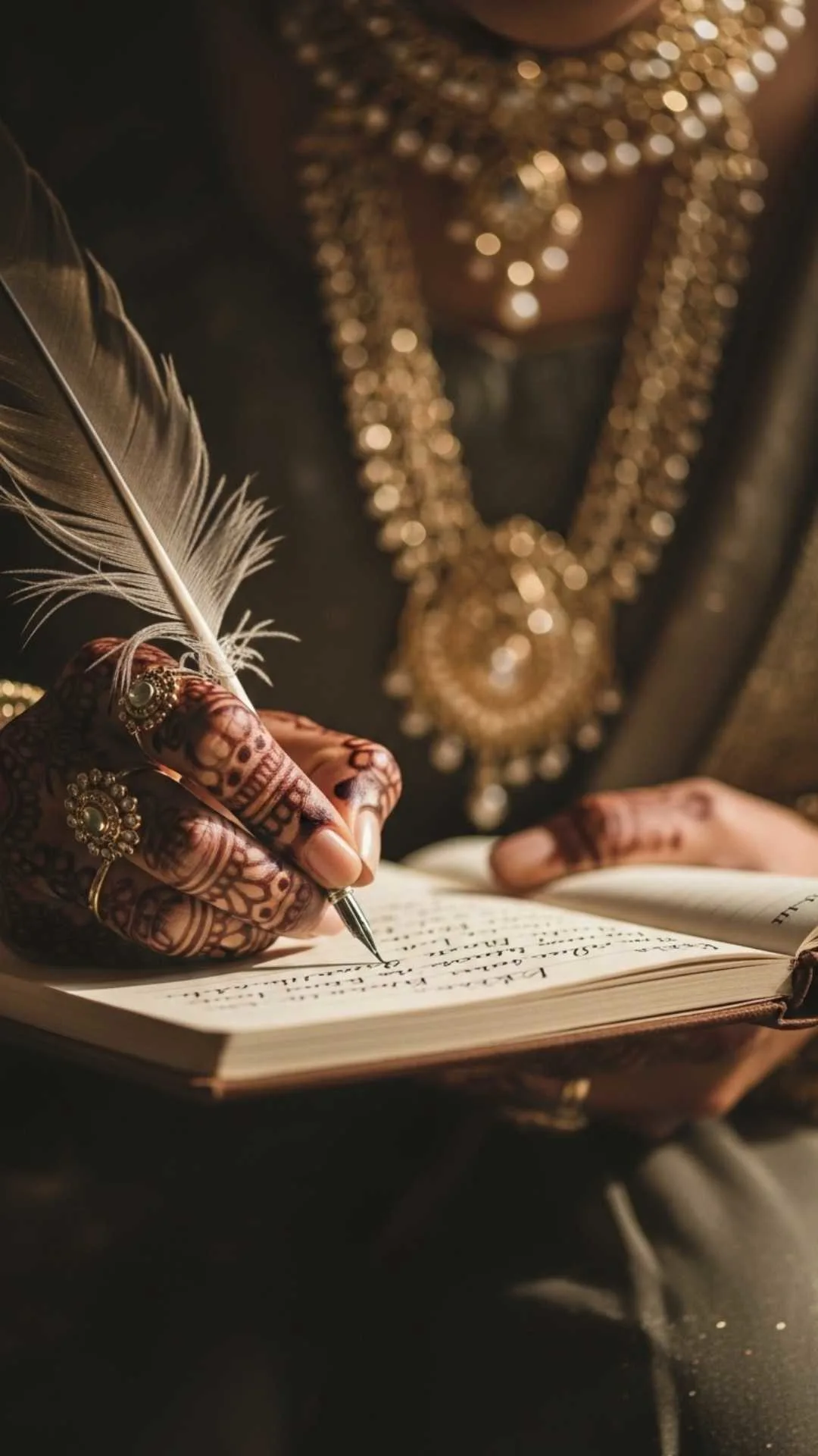 Thoughtful attitude DP, hands journaling, introspective profile picture.