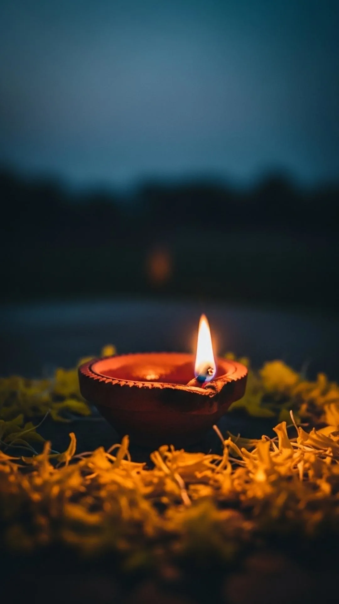 Inspirational Indian DP of a lit Diya lamp, symbolizing hope, positivity, and light overcoming darkness. A perfect spiritual image for WhatsApp and Facebook.