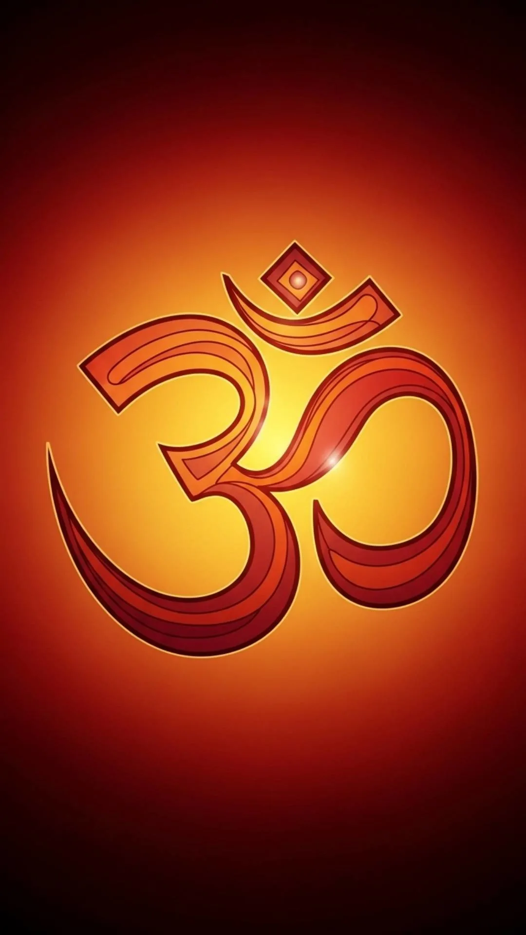 Vibrant AUM (Om) symbol with subtle heart shape, organic lines, spiritual love, warm inviting colors, healing