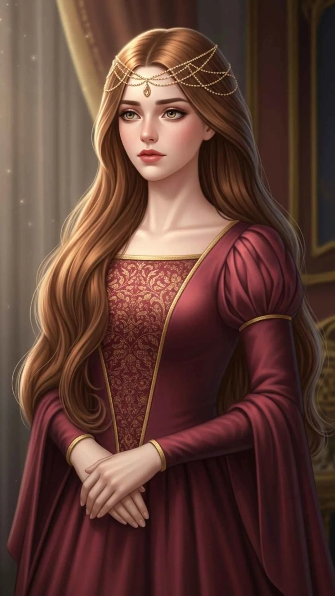 Royal queen Instagram DP for girls, elegant princess profile picture, sophisticated girl avatar, subtle crown DP.