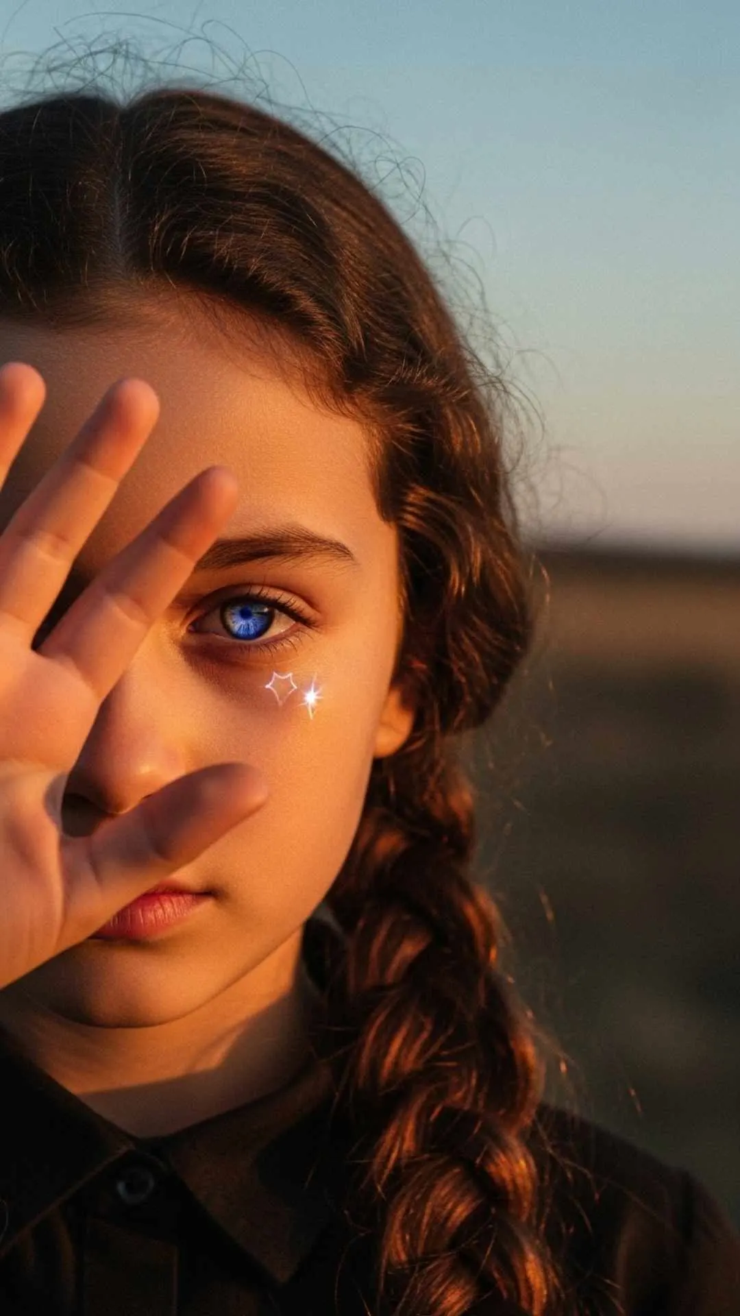 Hidden face sad girl DP, emotional profile picture, inner strength FB DP, girl with hidden sadness, resilient girl avatar.
