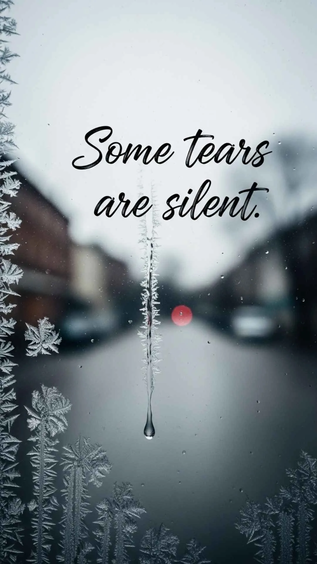 Sad heartbreak Instagram DP, emotional profile picture, melancholic aesthetic image with silent tears quote, broken quotes wallpaper for sadness.