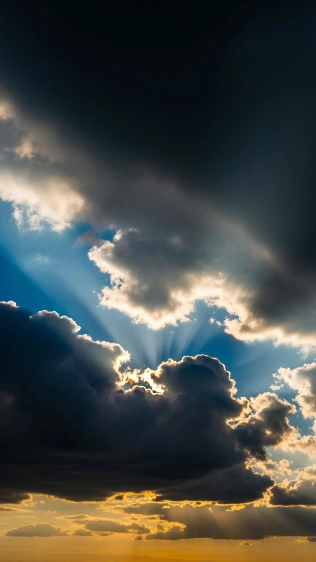 Clearing sky FB DP, hope after clouds profile pic, positive weather avatar, new beginning sky DP.