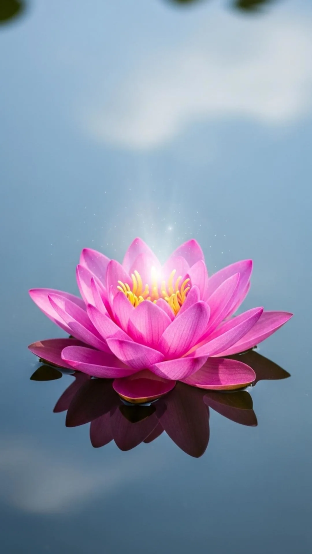 A spiritual and healing DP of a blooming lotus flower, symbolizing purity, resilience, and rising above adversity. A beautiful image for a positive mindset
