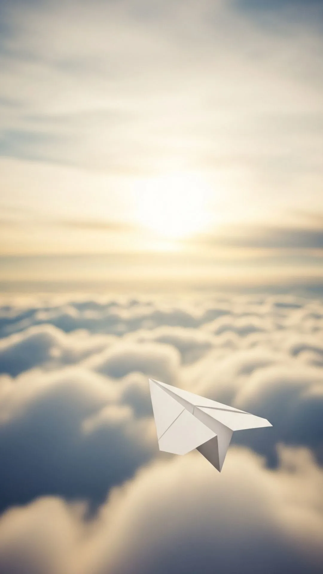 A symbolic DP of a paper airplane soaring towards the sun above the clouds, representing dreams, ambition, and life's journey. #PaperAirplane #Dreams #Journey #Hope #SymbolicDP